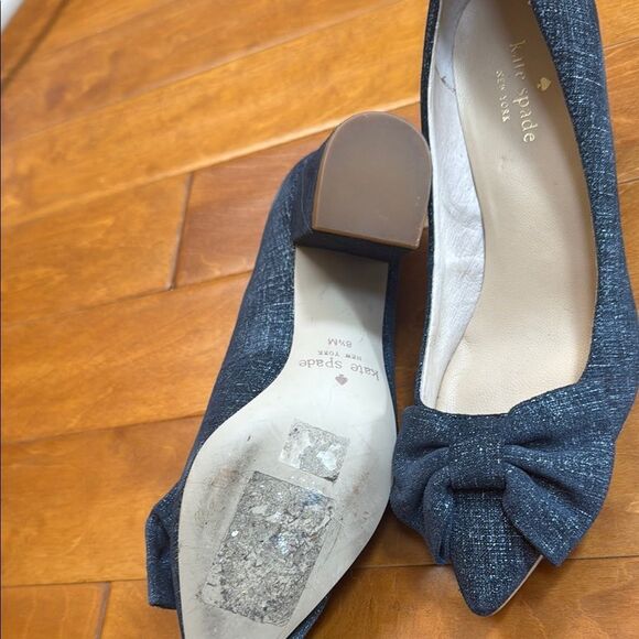 Kate Spade Denim Heels - Picture 3 of 5